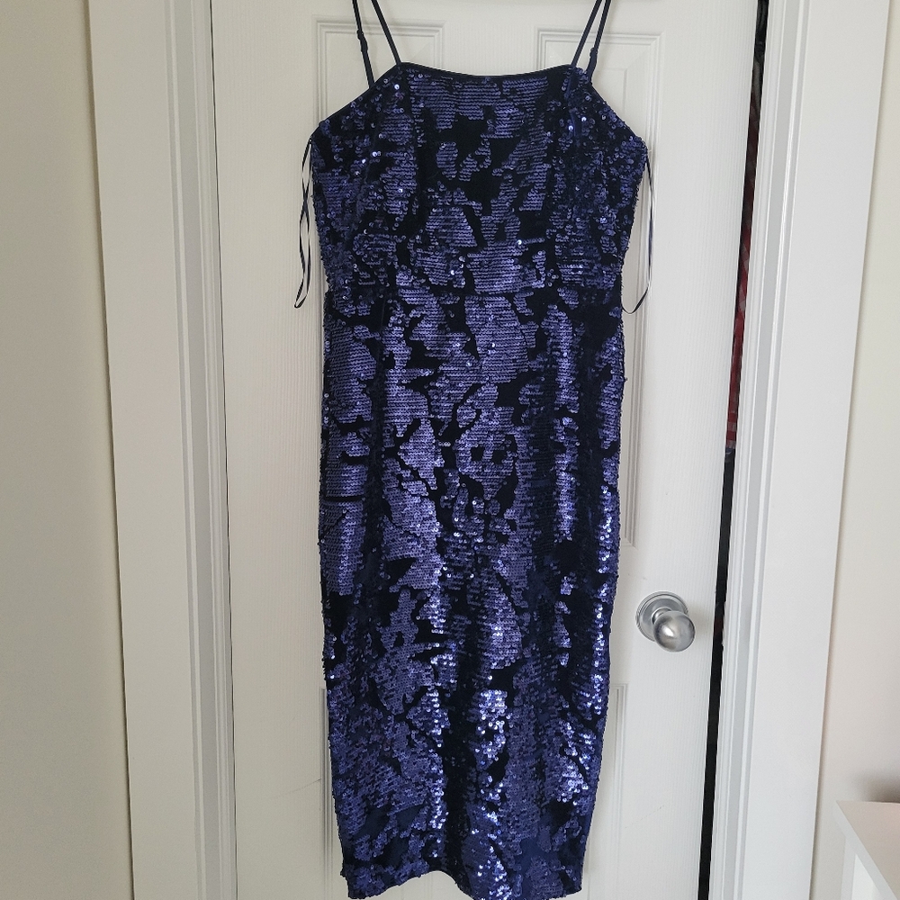 Brand New Lulumari Sequin Spaghetti Strap Dress SizeS/ M